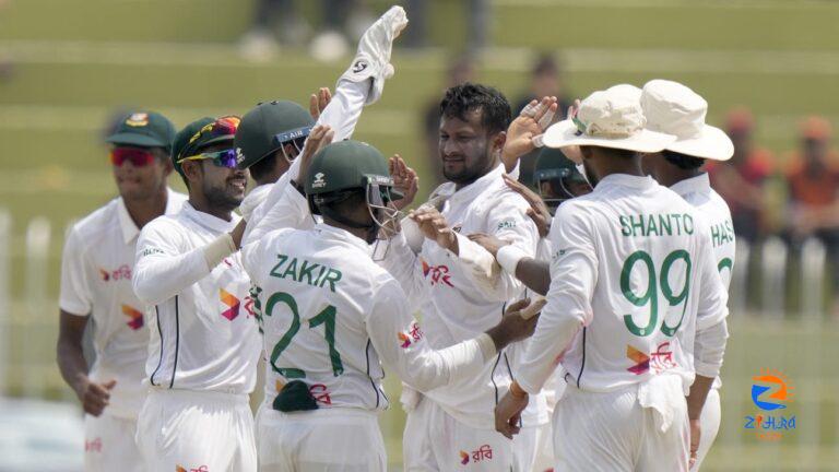 Pak vs Ban – 1st Test – Shakib Al Hasan picks up fine and demerit point for throwing ball at Rizwan